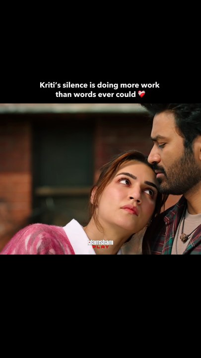 Some moments in Tere Ishk Mein hit you without a single word spoken… that quiet ache sticks to the screen. Kriti Sanon and Dhanush are bringing an energy that feels raw, real, and hard to shake off. 💔  #glamsham #tereishkmein #tseries #coloryellow #kriti