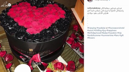 احتفالات نيللي مقدسي بعيد ميلادها مستمرة... وآخرها في دبي