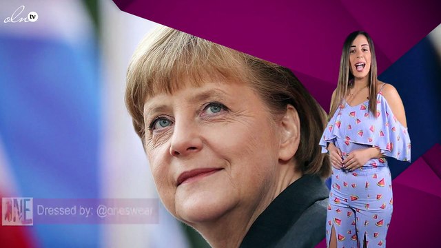 المستشارة الألمانية أنجيلا ميركل تأكل «فلافل» في مطعم لبناني!!