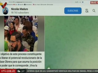 Pdte. Maduro destacó que el objetivo de la constituyente es liberar el potencial de la clase obrera