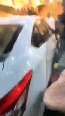 بالفيديو كشف حقيقة  إقتحام امرأة لـ محل خضراوات في السعودية بسيارتها