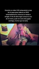 Encontró un VHS y escuchó la voz de su madre después de 34 años