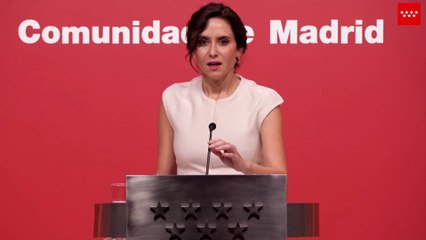 Ayuso celebra la condena del fiscal general y pide una nueva transición: "Autocracia o libertad"
