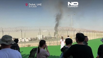 Indian combat jet crashes at Dubai Airshow, killing pilot