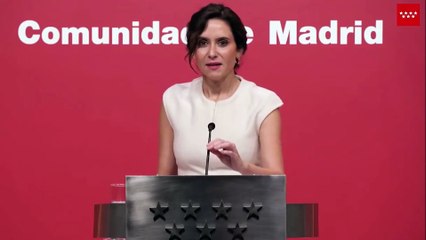Ayuso: "Estos hechos son propios de una dictadura"
