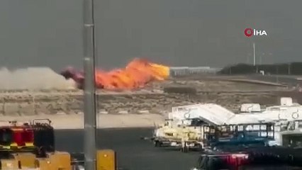 Hava gösterisi sırasında facia: Savaş uçağı yere çakıldı!