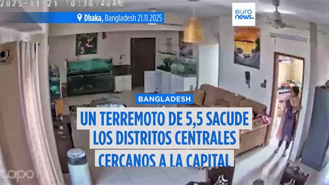 Un terremoto de magnitud 5,5 sacude Bangladesh dejando al menos 8 muertos y más de 300 heridos