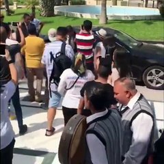 بالفيديو.. استقبال حافل لنانسي عجرم في تونس