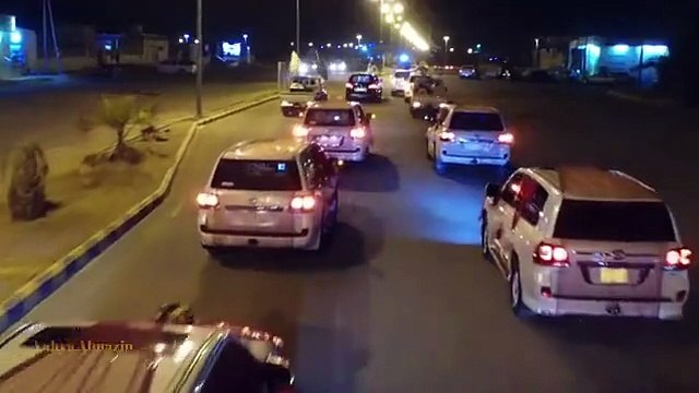 بالفيديو طائرة تصور موكب سيارات اسطوري لزفاف بالسعودية