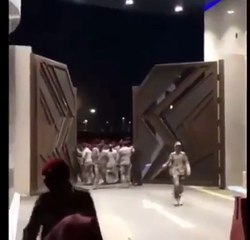 شاهد فرحة خروج الطلبة من اكاديمية  الأمير نايف بن عبدالعزيز