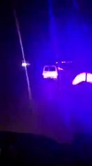 الليزر كاد يتسبب في كارثة على طريق الرياض - المدينة