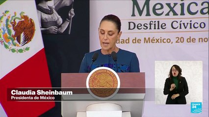 Sheinbaum rechaza manifestaciones contra su política de seguridad