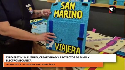 Expo E.P.E.T Nº 9 : futuro, creatividad y proyectos de MMO y Electromecánica