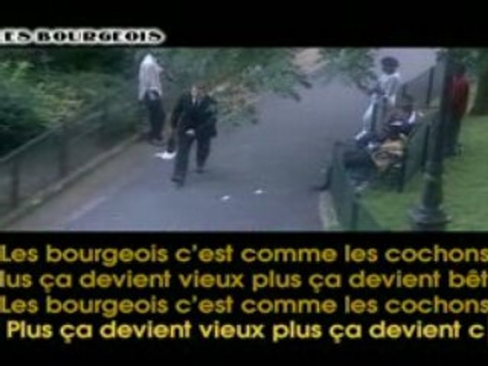 Karaoke jaques brel Les bourgeois