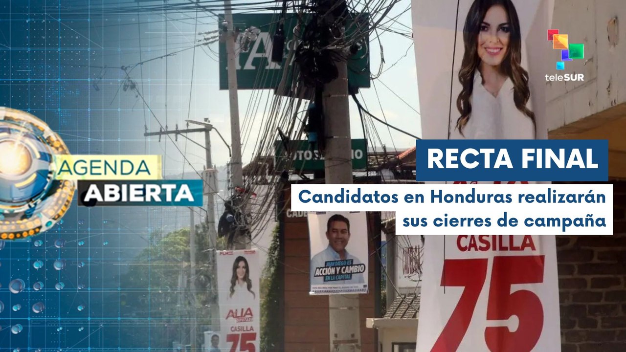 Realizarán en Honduras cierres de campañas hasta este domingo
