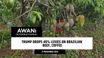 Trump drops 40% levies on Brazilian beef, coffee