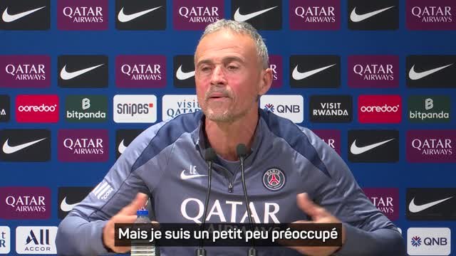 PSG - Luis Enrique préoccupé par le bruit autour de l'équipe