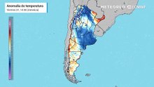 Fuerte ascenso térmico en Argentina tras el temporal: se instala aire seco y estable con temperaturas de más de 40 ºC