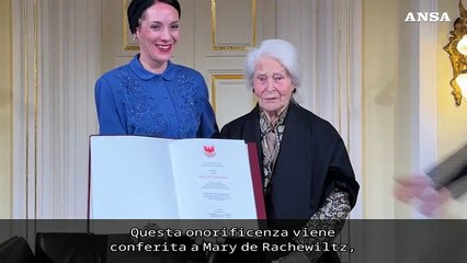 Merano celebra la centenaria Mary de Rachewiltz: cittadinanza onoraria alla figlia di Ezra Pound