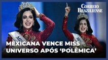 Mexicana Fátima Bosch, que reagiu à bronca de organizador, é coroada Miss Universo
