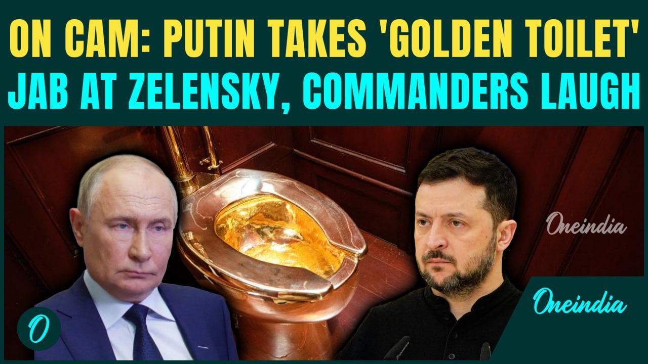 Putin EXPOSES Zelensky’s ‘Golden Toilet’ SCANDAL | MOCKS Ukraine During INTENSE 'War Meeting'