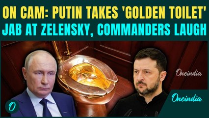 Putin EXPOSES Zelensky’s ‘Golden Toilet’ SCANDAL | MOCKS Ukraine During INTENSE 'War Meeting'