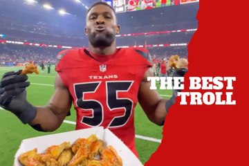 Texans troll Buffalo Bills eating 'buffaLo' chicken wings in viral video