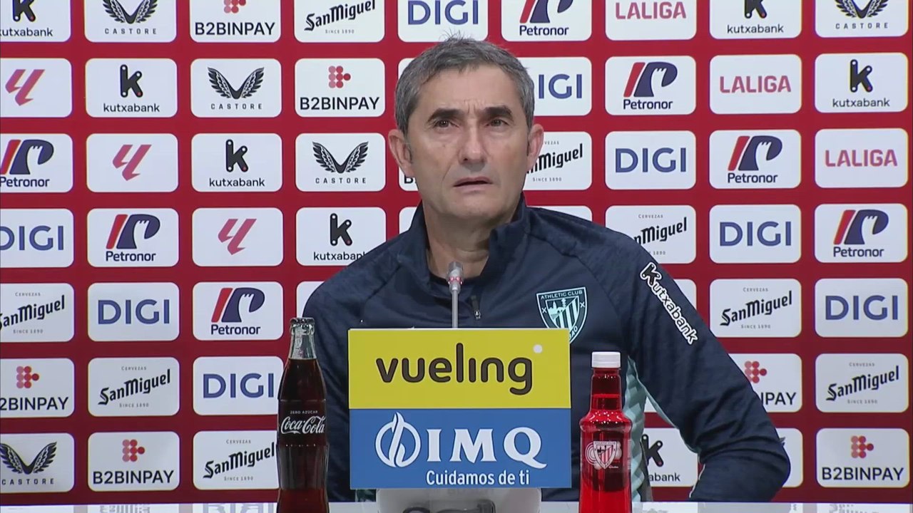 La resignación de Valverde ante la ausencia de aficionados del Athletic en el Camp Nou