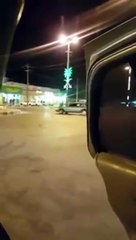 هذا ما حدث له عندما مارس التفحيط أمام دورية الشرطة