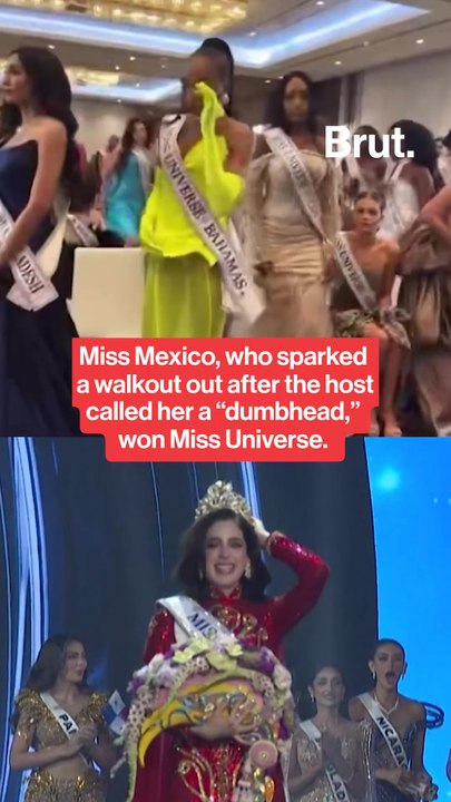 Miss Mexico wins Miss Universe.