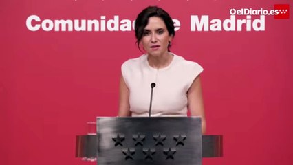 Ayuso: "No es el Fiscal General del Estado, sino Pedro Sánchez quien se ha sentado en el banquillo de los acusados."