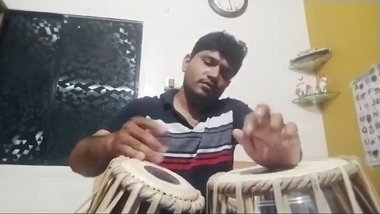 Tabla Indian Classical Music Solo Snippet By Prathamesh Uravane Recording at Home