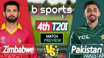 Pakistan vs Zimbabwe 2025 | PAK vs ZIM 4th T20I Match Preview |