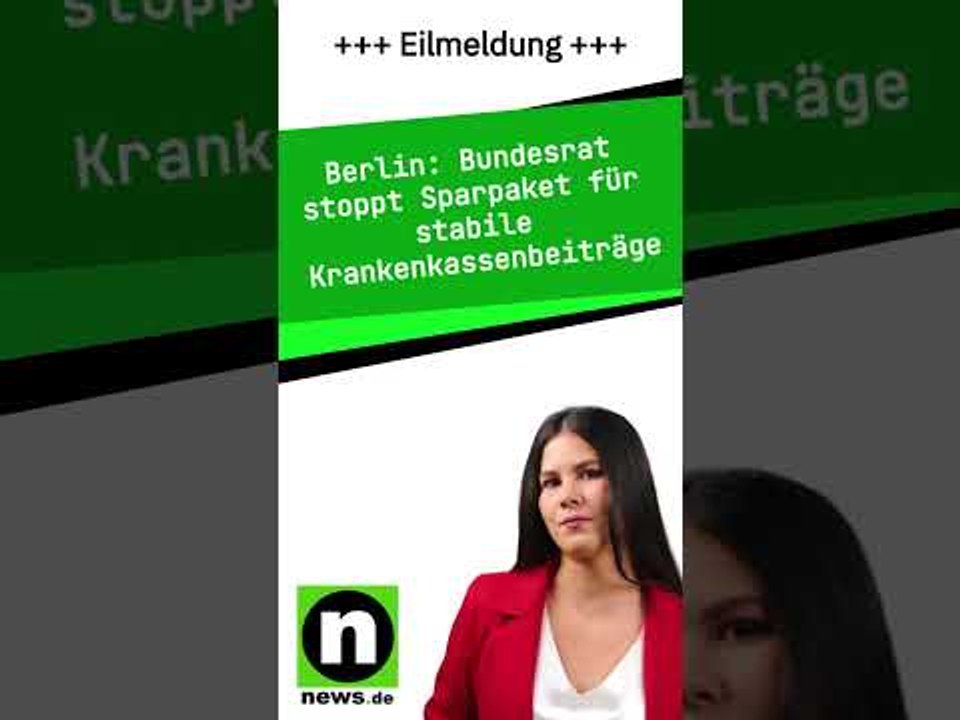 Bundesrat stoppt Sparpaket für stabile Krankenkassenbeiträge