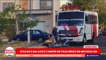 Atacan a balazos un camión de pasajeros en Michoacán | DPC con Paola Rojas