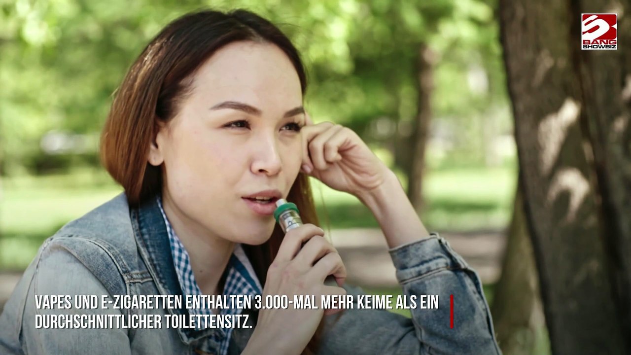Vapes sind 3.000-mal schmutziger als ein durchschnittlicher Toilettensitz, wie eine Studie zeigt