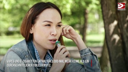 Vapes sind 3.000-mal schmutziger als ein durchschnittlicher Toilettensitz, wie eine Studie zeigt