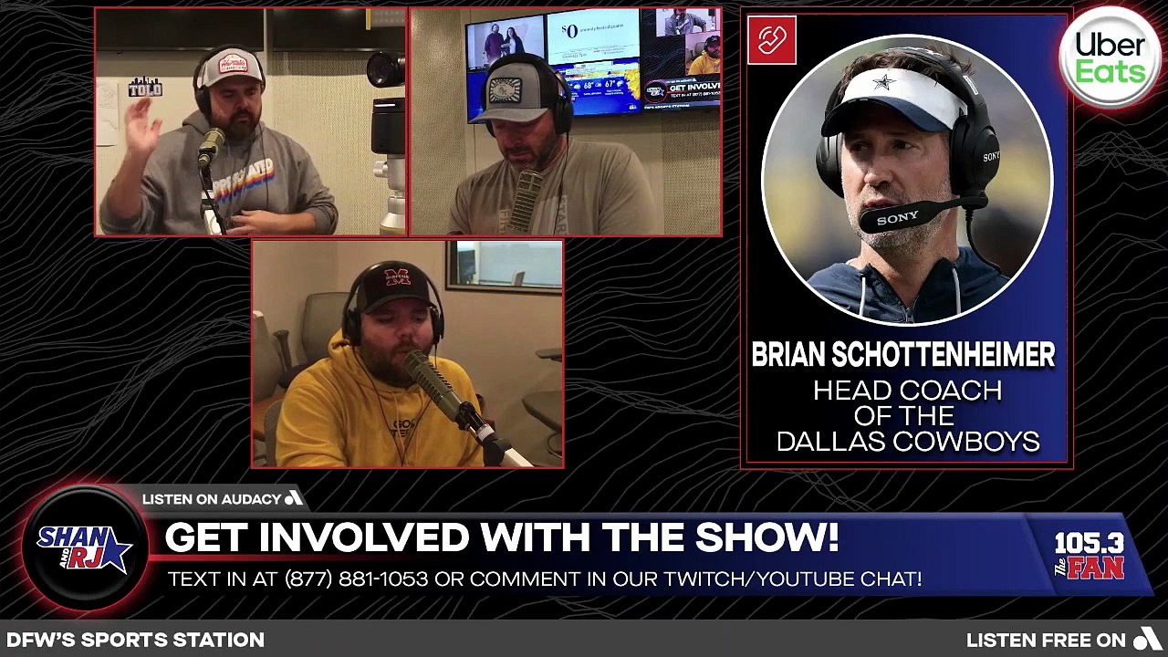 Brian Schottenheimer on tush push, Eagles rematch, Vic Fangio, Dallas' defense, and more