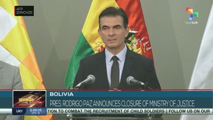 Bolivia, pres. Rodrigo Paz announces closure of Ministry of Justice