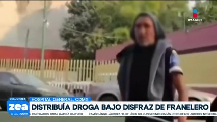 Detienen a hombre que distribuía droga bajo disfraz de franelero en Hospital General