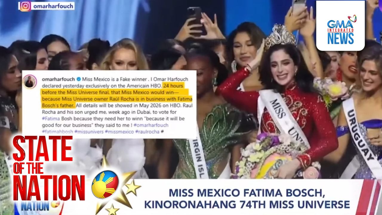 Miss Mexico Fatima Bosch, kinoronahang 74th Miss Universe | SONA