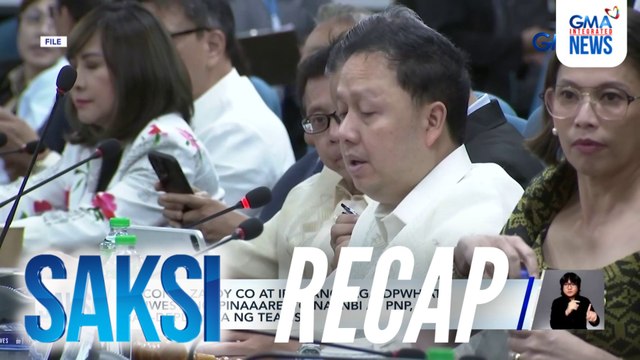 Saksi: (Part 1) Zaldy Co at iba pang sangkot umano sa maanomalyang flood control projects,pinaaaresto na; Tangkang panloloob umano sa bangko, bistado