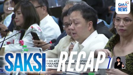 Saksi: (Part 1) Zaldy Co at iba pang sangkot umano sa maanomalyang flood control projects,pinaaaresto na; Tangkang panloloob umano sa bangko, bistado