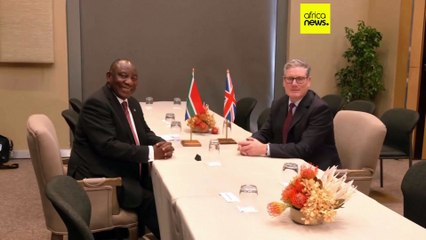 Sommet du G20 : le Premier ministre britannique accueilli à Johannesburg