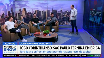 CORINTHIANS X SÃO PAULO termina em BRIGA