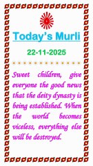 🇲🇰 Essence of Today’s Murli 22 November 2025 English in Male Voice| BRAHMA KUMARIS