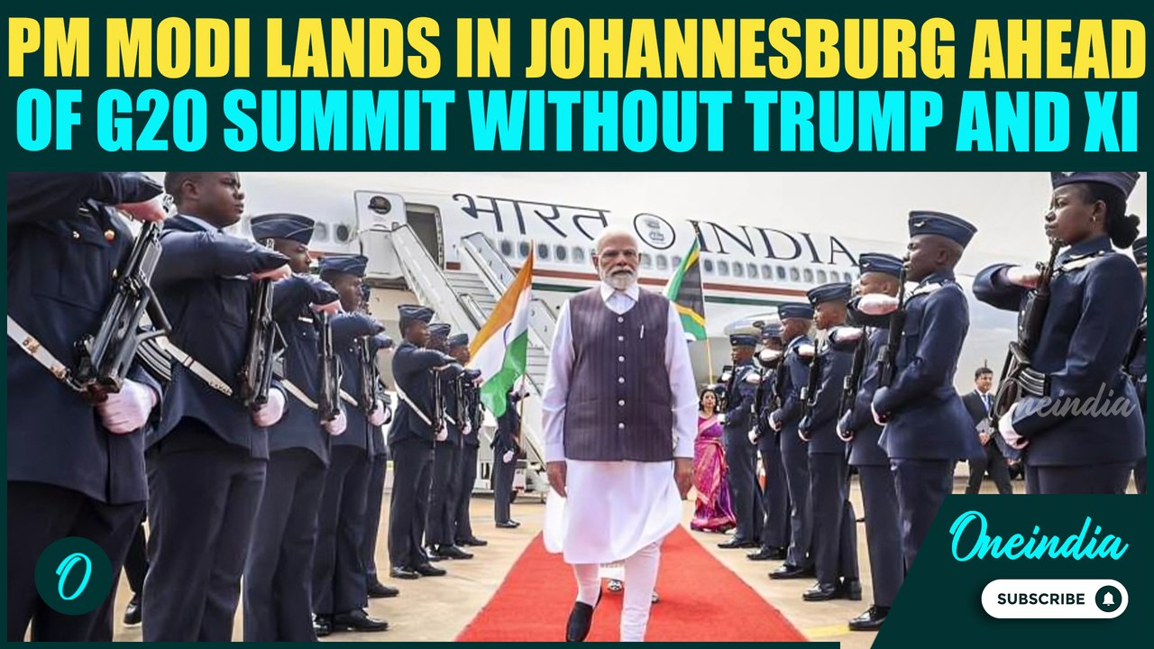 G20 Summit BREAKING: PM Modi Lands in South Africa For Key Meet With Trump-Rival Ramaphosa