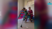 Against All Odds 5-year-old Boy Learns to Walk Again