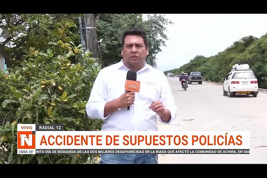 Cámaras captan vuelco de policías hallados con droga
