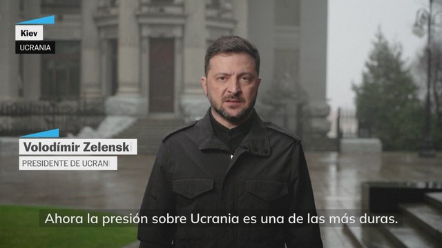 Zelenski admite que Ucrania está pasando por uno de los momentos más difíciles